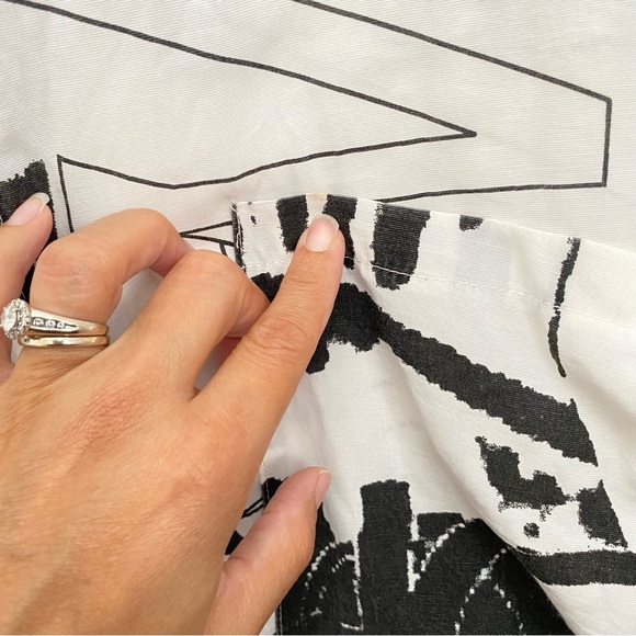 Ella Zhu Women's 1/2 Sleeve Long Shirt with Irregular Hem ( GY1828 ) Size OS - Picture 8 of 14